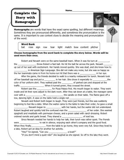 complete-the-story-with-homographs