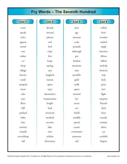 fry-word-list-seventh-100-printable-sight-word-lists