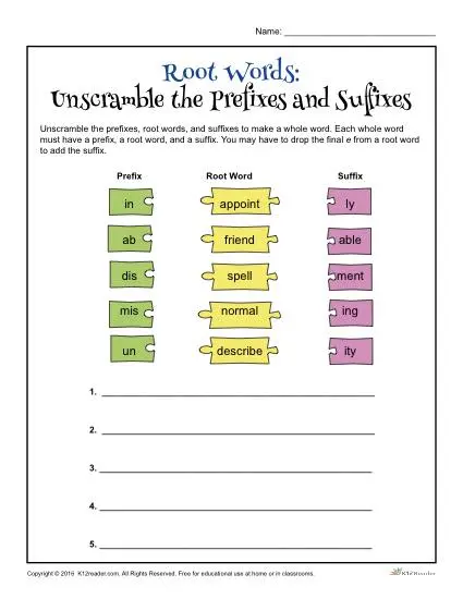 root-words-unscramble-the-prefixes-and-suffixes
