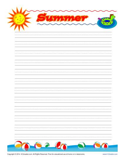 Fun writing paper Fun writing paper image