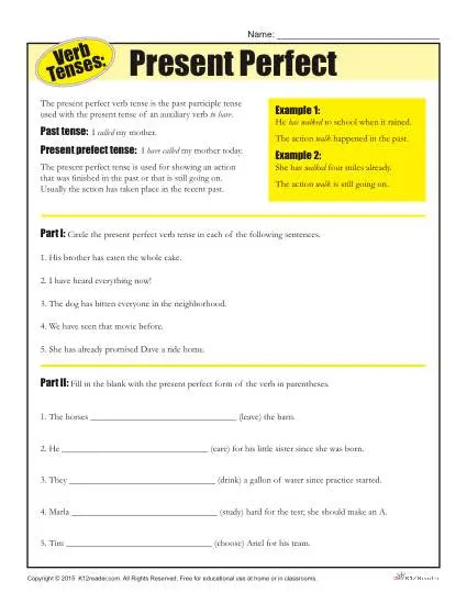 verb-tense-worksheets-present-perfect