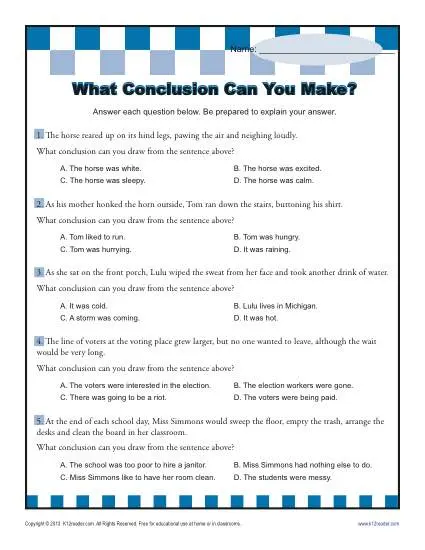 What Conclusion Can You Make Conclusion Worksheets what-conclusion-can-you-make-conclusion-worksheets
