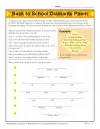 7th grade essay writing worksheets Back to School Diamante Poem