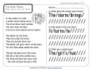 Week 31 Reading Comprehension Worksheet