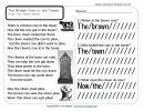 Week 34 Reading Comprehension Worksheet