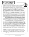 martin luther king biography worksheet