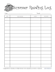 Printable Summer Reading Log