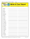 Fourth Grade Spelling Words List – Week 13