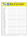 Fourth Grade Spelling Words List – Week 17