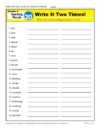Fourth Grade Spelling Words List – Week 20