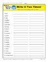 4th Grade Spelling Words - K12reader Weekly Lesson Week 22