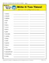 Fourth Grade Spelling Words List – Week 25