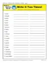 4th Grade Spelling Words - K12reader Weekly Lesson Week 26