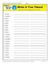 4th Grade Spelling Words - K12reader Weekly Lesson Week 3