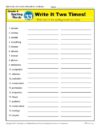 Fourth Grade Spelling Words List – Week 33