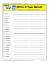 4th Grade Spelling Words - K12reader Weekly Lesson Week 35