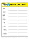 4th Grade Spelling Words - K12reader Weekly Lesson Week 7