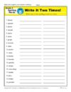 4th Grade Spelling Words - K12reader Weekly Lesson Week 8