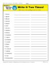 Fourth Grade Spelling Words List – Week 9