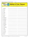 5th Grade Spelling Words - Lesson 11 of 36