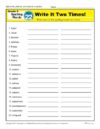 Fifth Grade Spelling Words List – Week 22
