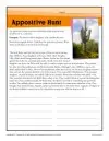 grade 7 language worksheet Appositive Hunt