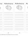 Printable Bookmarks – Book Worm Reading Log