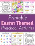 Easter Themed Printable Activities for Preschool