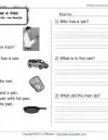 reading worksheets for first grade pdf The Man Has a Can