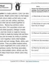 reading comprehension for kindergarten 2 Color Shows Mood