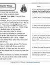 reading comprehension for kindergarten 2 Microscopes Magnify Things