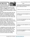 worksheet for grade 3 reading Adapting to Survive
