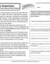 worksheet for grade 3 reading Community Connections
