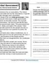 worksheet plus reading comprehension