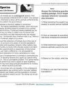 comprehension reading worksheets for 4th grade Endangered Species