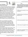 comprehension reading worksheets for 4th grade Ecosystems