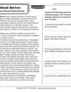 comprehension reading worksheets for 4th grade Eastern Woodland Natives