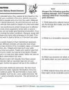 comprehension reading worksheets for 4th grade Natural Resources