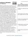 reading comprehension worksheets 5th grade multiple choice Converting Fractions to Decimals