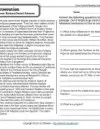 reading comprehension worksheets 5th grade multiple choice Escaping Persecution