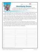 Identifying Nouns | 1st Grade Noun Worksheet