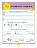 letter r worksheets printable handwriting worksheet