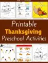 thanksgiving language arts worksheets middle school Thanksgiving Preschool Theme Activities