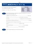 High School Spelling Words Worksheets – Week 15 – Words Ending in -ed or -ing