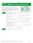 High School Spelling Words Worksheets – Week 21 – Consonants Commonly Confused