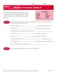 High School Spelling Words Worksheets – Week 7 - Vowels Concerns: Using O