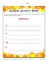 Autumn Acrostic Poem