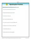 language arts punctuation worksheets 1st Apostrophe Worksheet Practice Activity