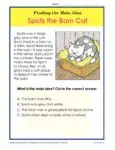 Barn Cat Main Idea Passage