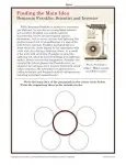 Printable Main Idea Worksheet Activity about Ben Franklin